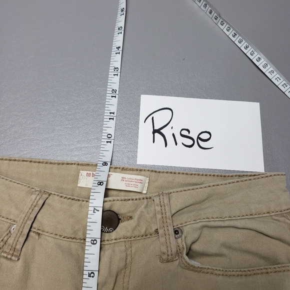 3/$15 no boundaries khaki skinny pants juniors size 5 - Picture 9 of 11